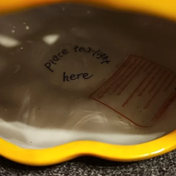 🧡🤎Blue Sky By Heather Goldminc Turkey Surprise Ceramic Pumpkin Decor - Picture 4 of 9